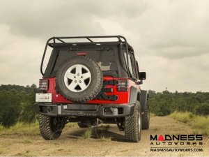 Jeep Wrangler JK Spartacus Bumper - Rear - Black